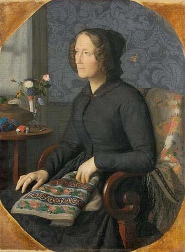Henri-Pierre Picou Portrait of Mrs. Henri-Jean Pierre Picou, mother of the artist Germany oil painting art